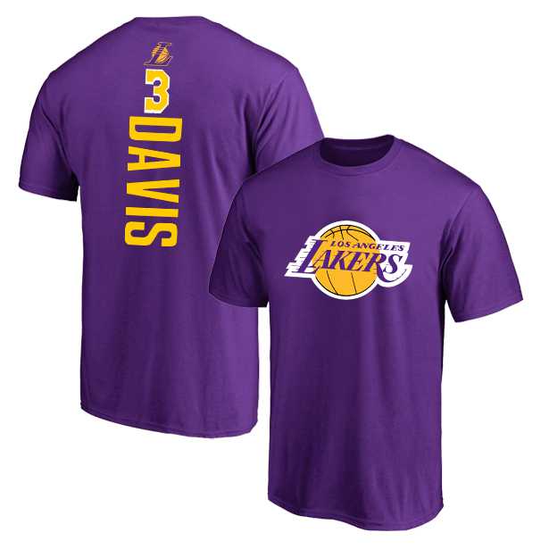 Los Angeles Lakers 3 Anthony Davis Purple T-Shirt,We sell and wholesale Los Angeles Lakers 3 Anthony Davis Purple T-Shirt on line form chian!